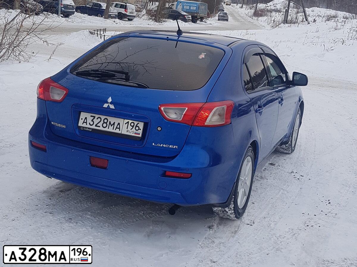 Фото автомобиля MITSUBISHI LANCER, 2008. Цвет: синий