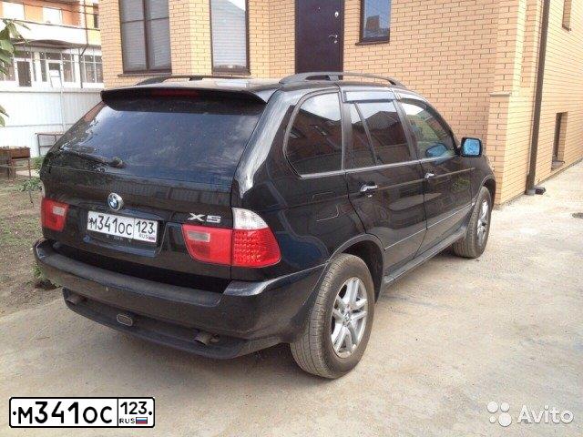 Фото автомобиля BMW X5, 2005 — госномер Х503ЕМ181. Цвет: ЧЕРНЫЙ
