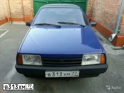 Фото автомобиля LADA 2109 SAMARA, 1998 — госномер В313ХМ77. Цвет: СИНИЙ