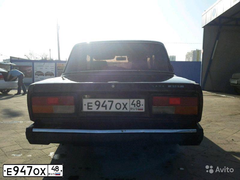 Фото автомобиля LADA 2107, 2007 — госномер Х684ХТ161. Цвет: ТЕМНО-ВИШНЕВЫЙ