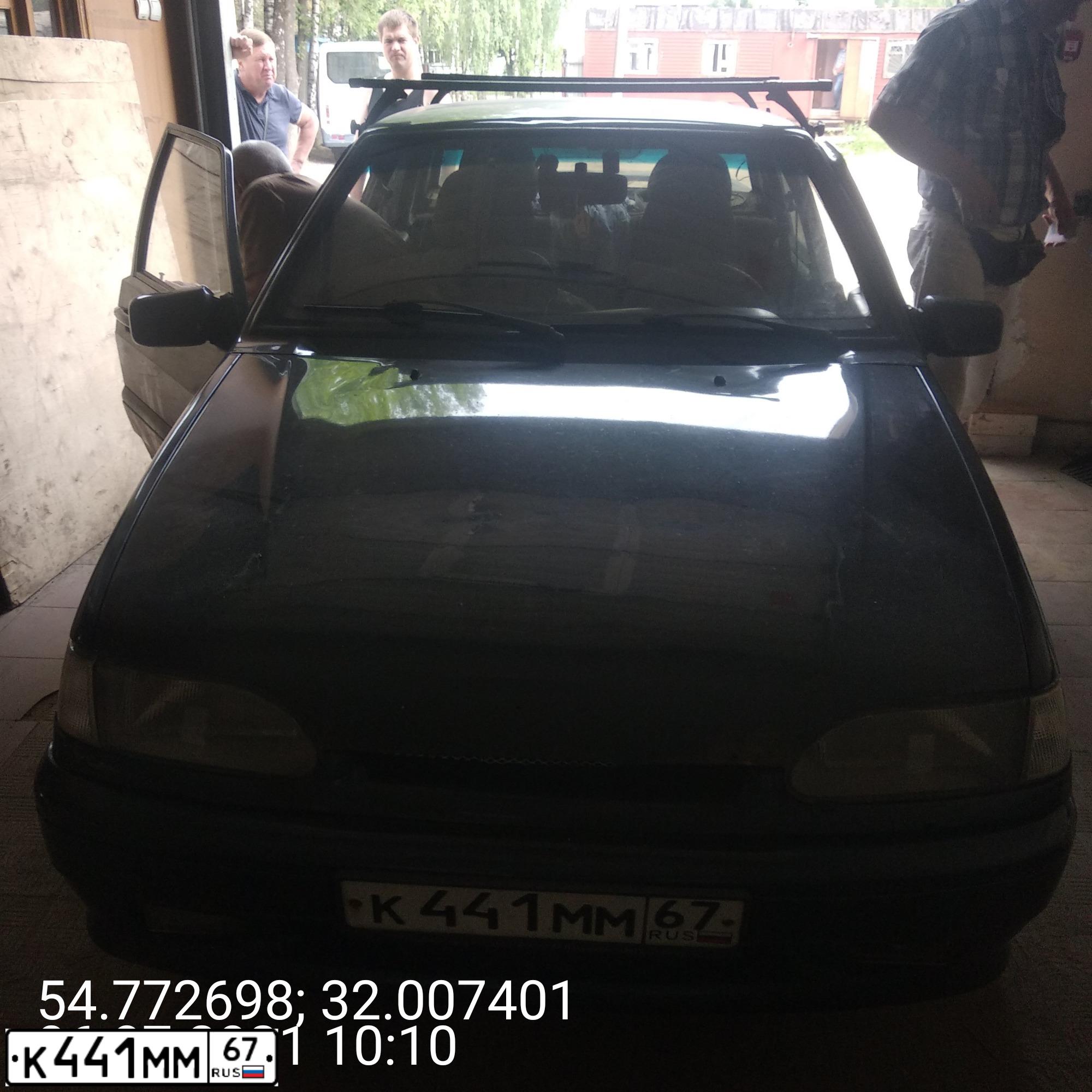 Фото автомобиля LADA 2115 SAMARA, 2005 — госномер К441ММ67. Цвет: ЧЕРНЫЙ