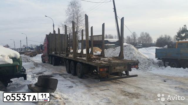Фото автомобиля VOLVO SERIE VNL /6X4/, 2003 — госномер О854ЕН152. Цвет: КРАСНЫЙ
