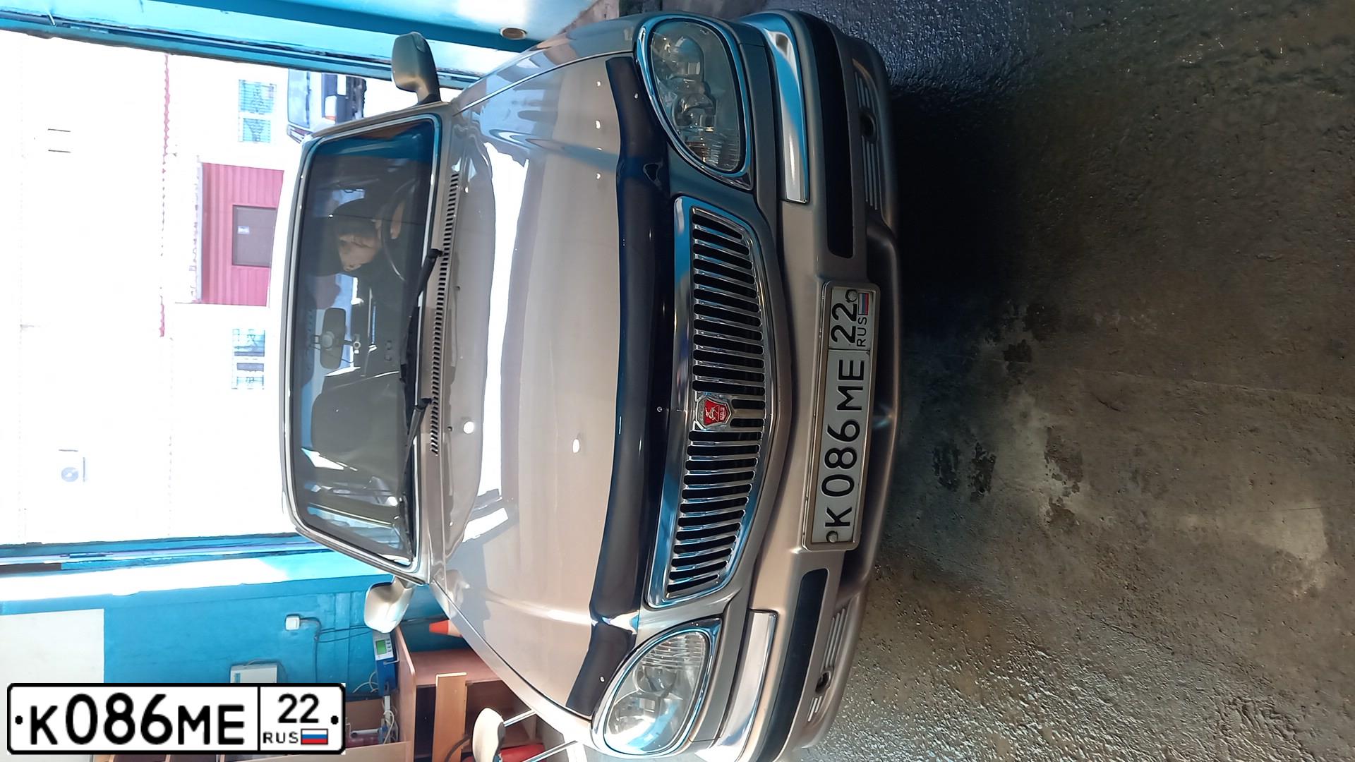 Фото автомобиля GAZ 3110 WOLGA, 2006 — госномер К086МЕ22. Цвет: ЗОЛОТИСТЫЙ (ЛАСВЕГАС)