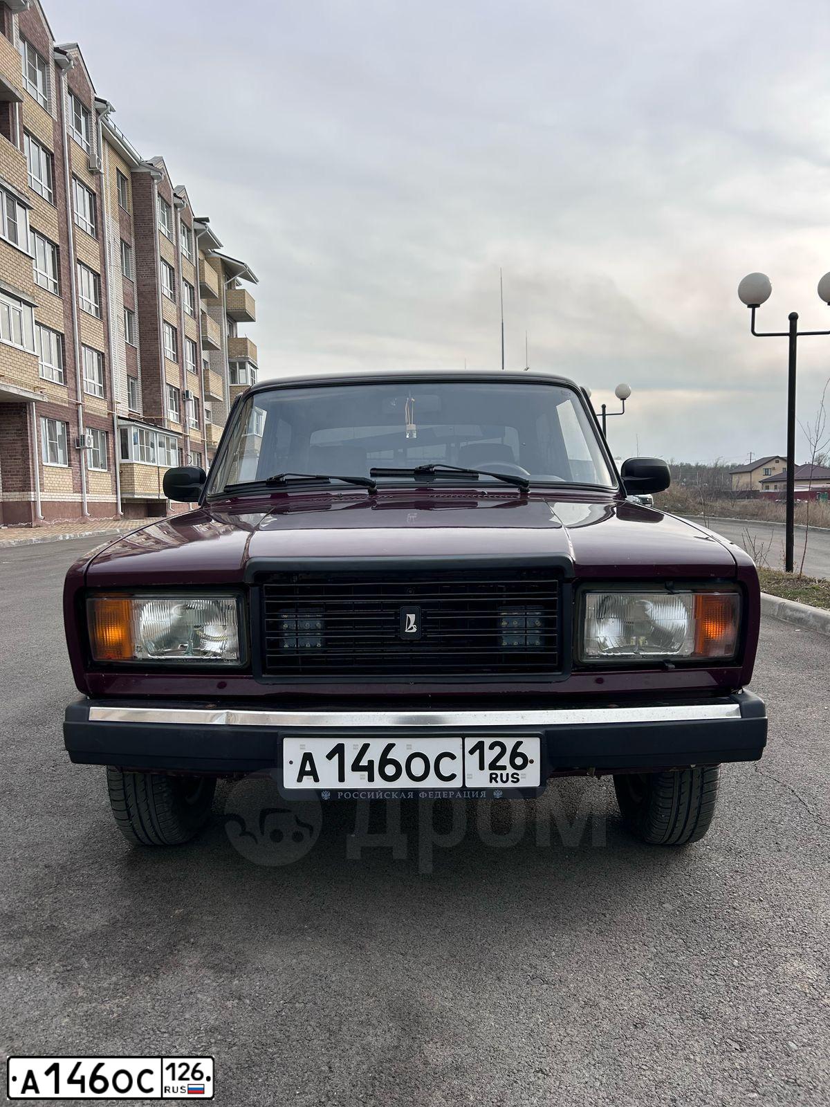 Фото автомобиля LADA 2107, 2008 — госномер Р911ТЕ126. Цвет: ТЕМНО-КОРИЧНЕВЫЙ