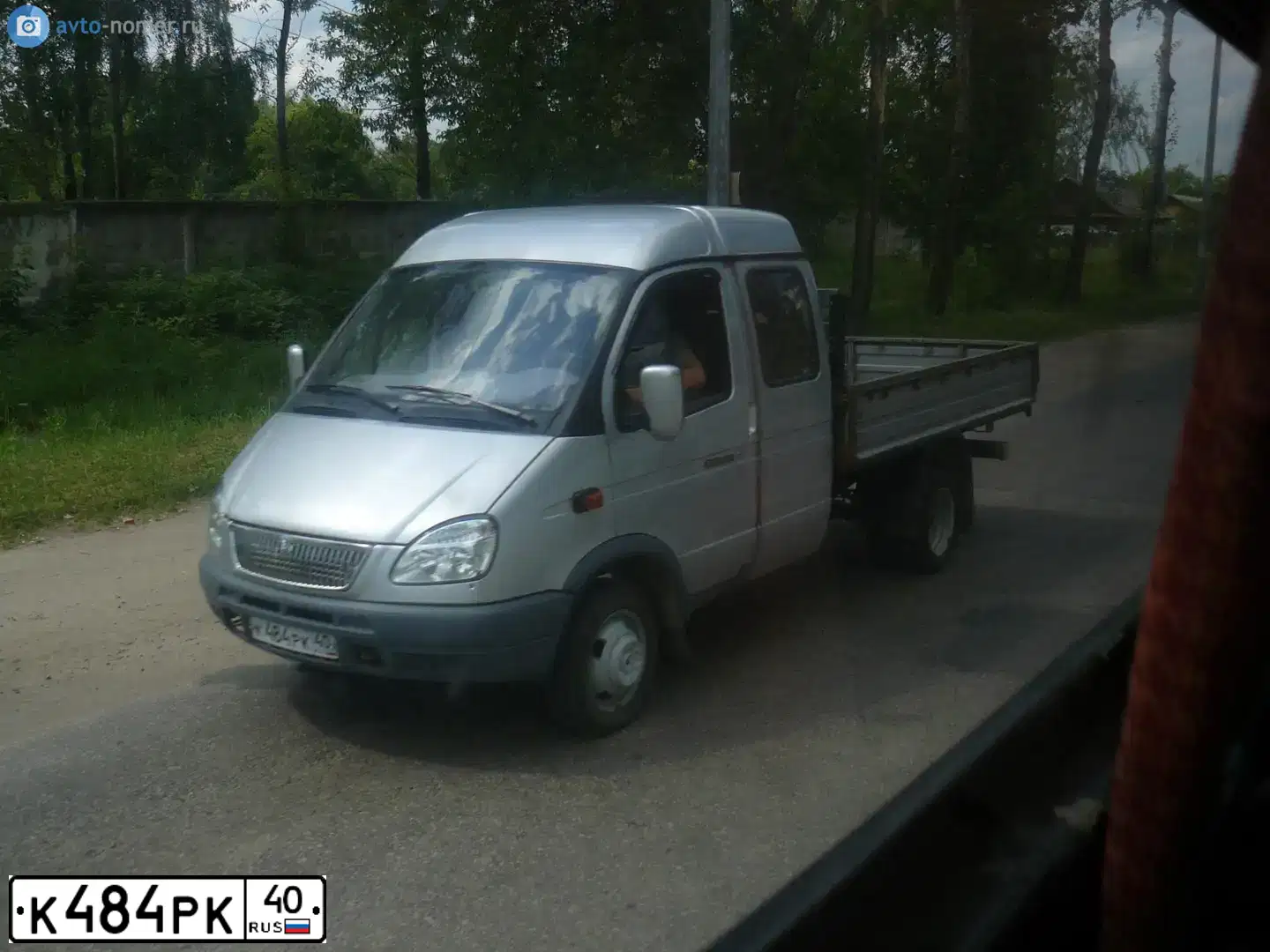 Фото автомобиля GAZ 3302 EL, 2008 — госномер К484РК40. Цвет: СВЕТЛО-СЕРЫЙ