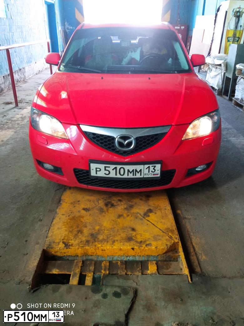 Фото автомобиля MAZDA 3, 2007 — госномер М365ТС13