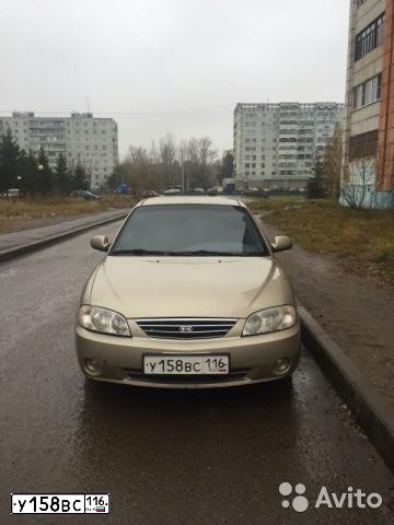 Фото автомобиля KIA SPECTRA, 2007 — госномер У158ВС116. Цвет: ЗОЛОТИСТО-БЕЖЕВЫЙ