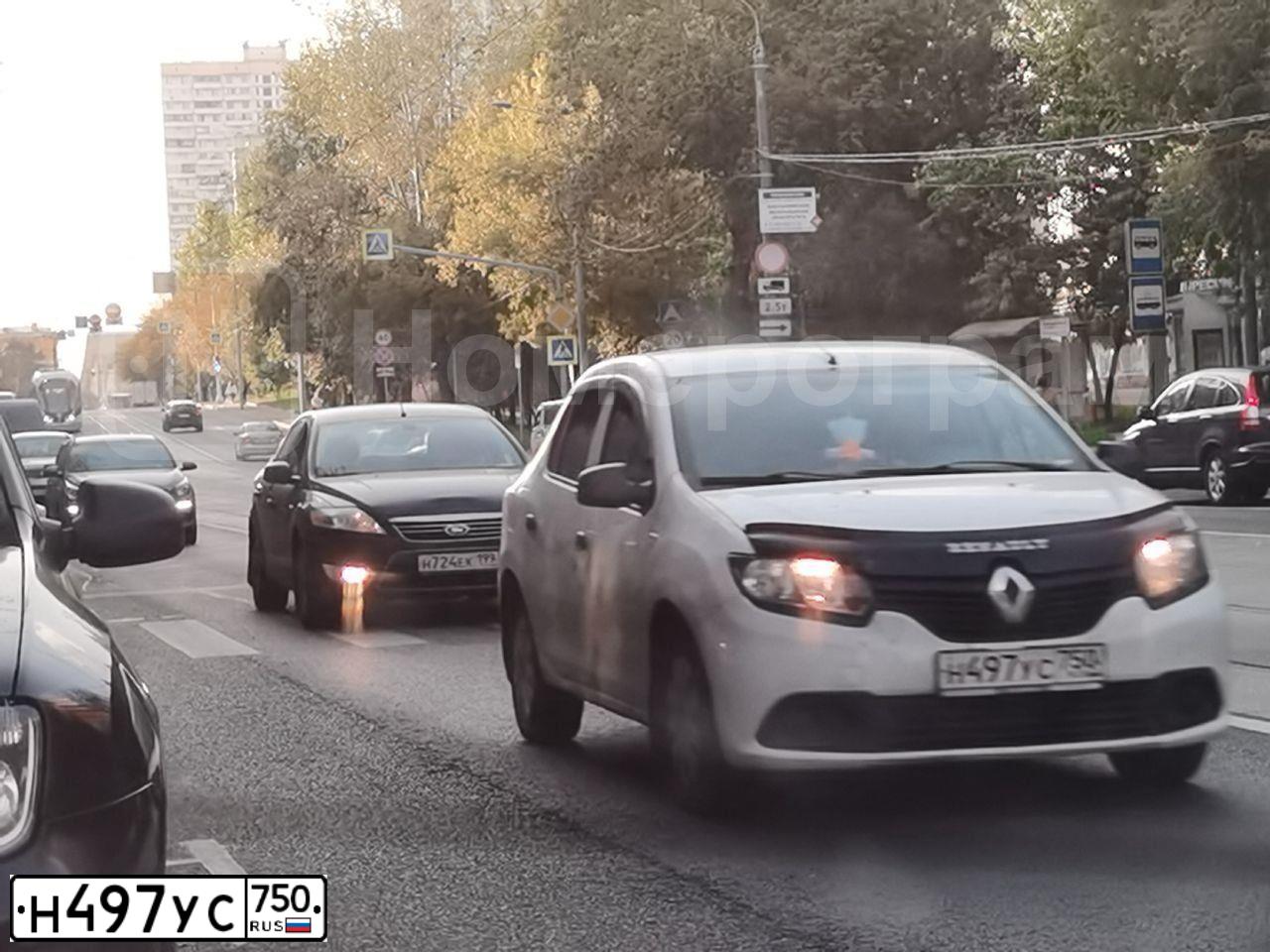 Фото автомобиля RENAULT LOGAN, 2014 — госномер Т756ТВ33. Цвет: БЕЛЫЙ