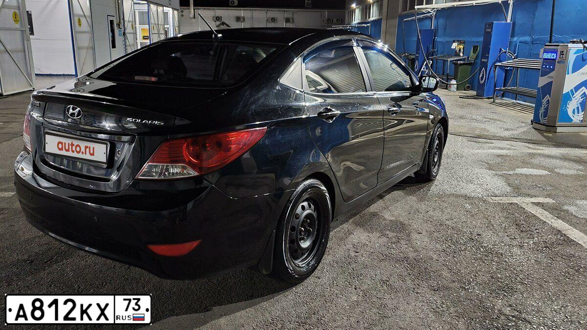 Фото автомобиля HYUNDAI SOLARIS, 2012 — госномер Е308ВА550. Цвет: СЕРЫЙ ТЕМНЫЙ