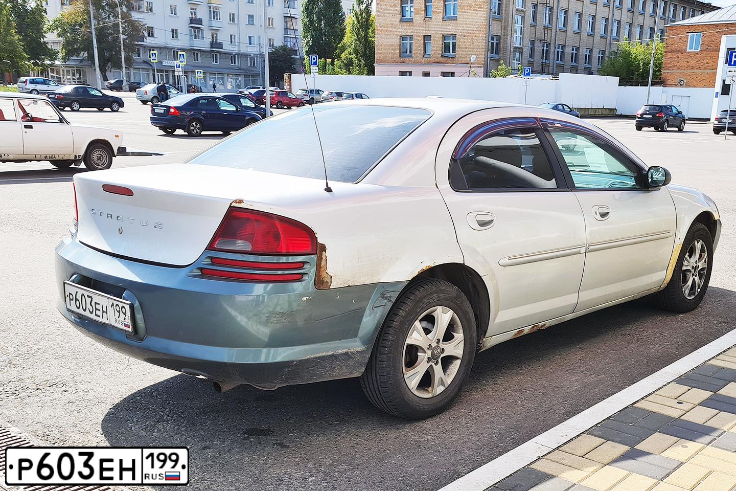 Фото автомобиля DODGE STRATUS, 2000 — госномер А494ВА181. Цвет: СЕРЕБРИСТЫЙ