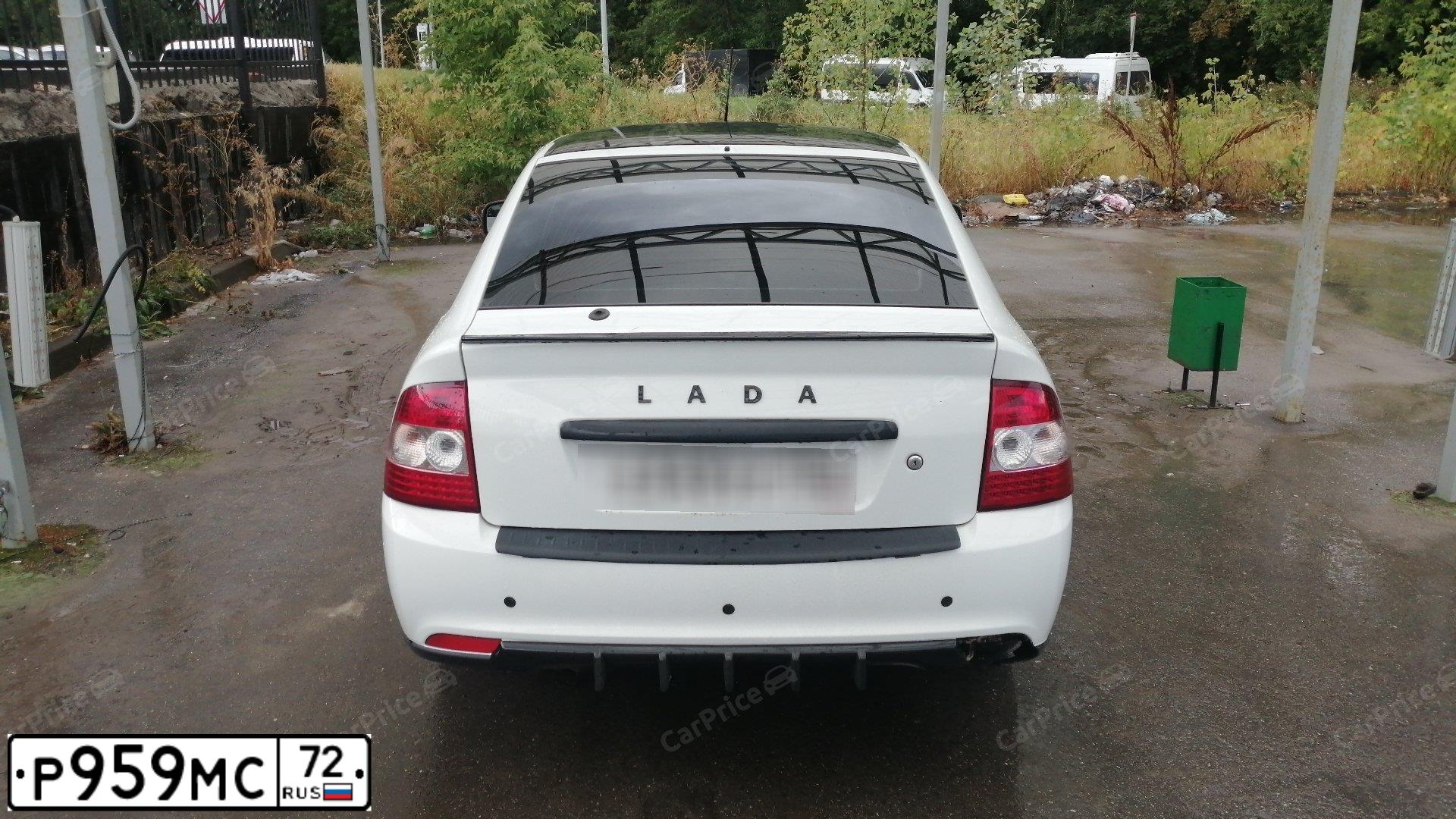 Фото автомобиля LADA 2172 PRIORA, 2014 — госномер Х349УР152. Цвет: Белый