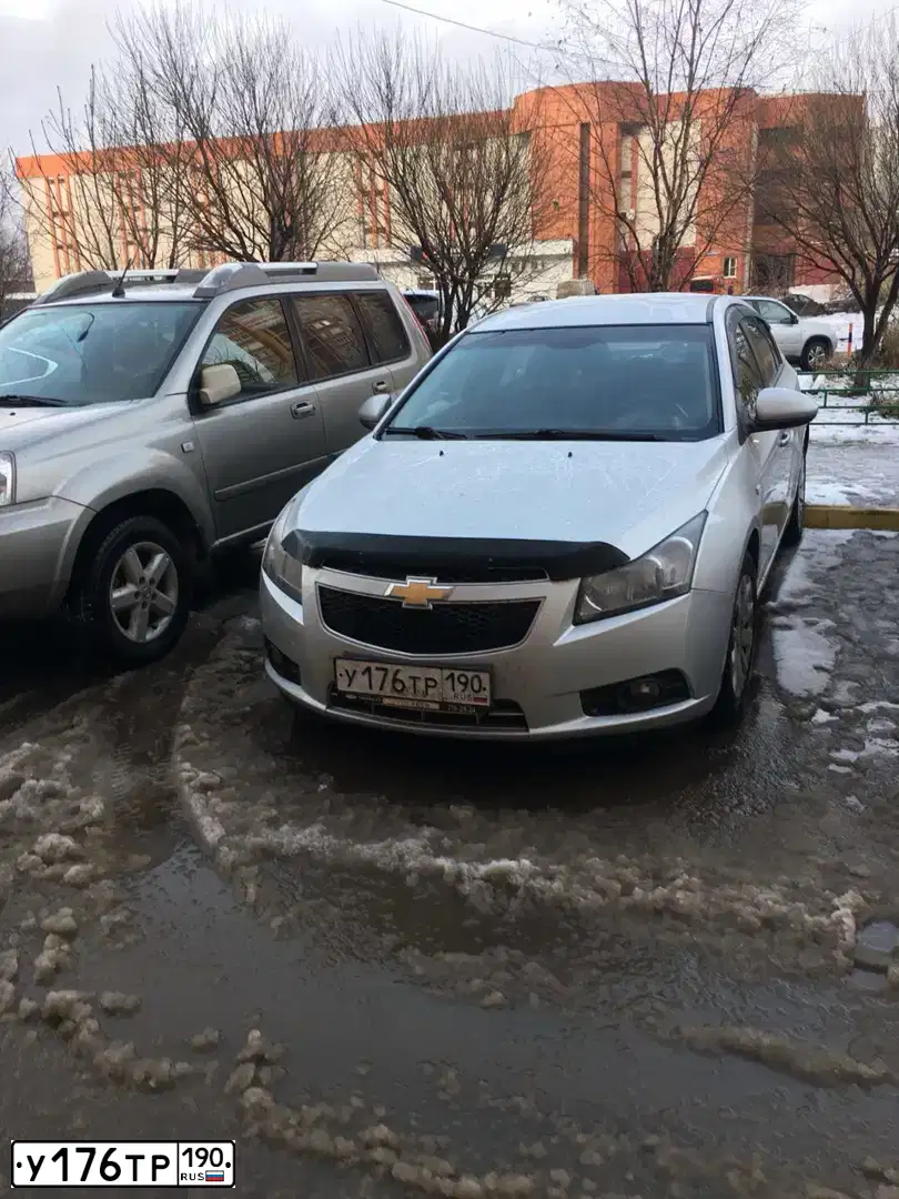 Фото автомобиля CHEVROLET CRUZE, 2012 — госномер О731ВТ71. Цвет: Серый