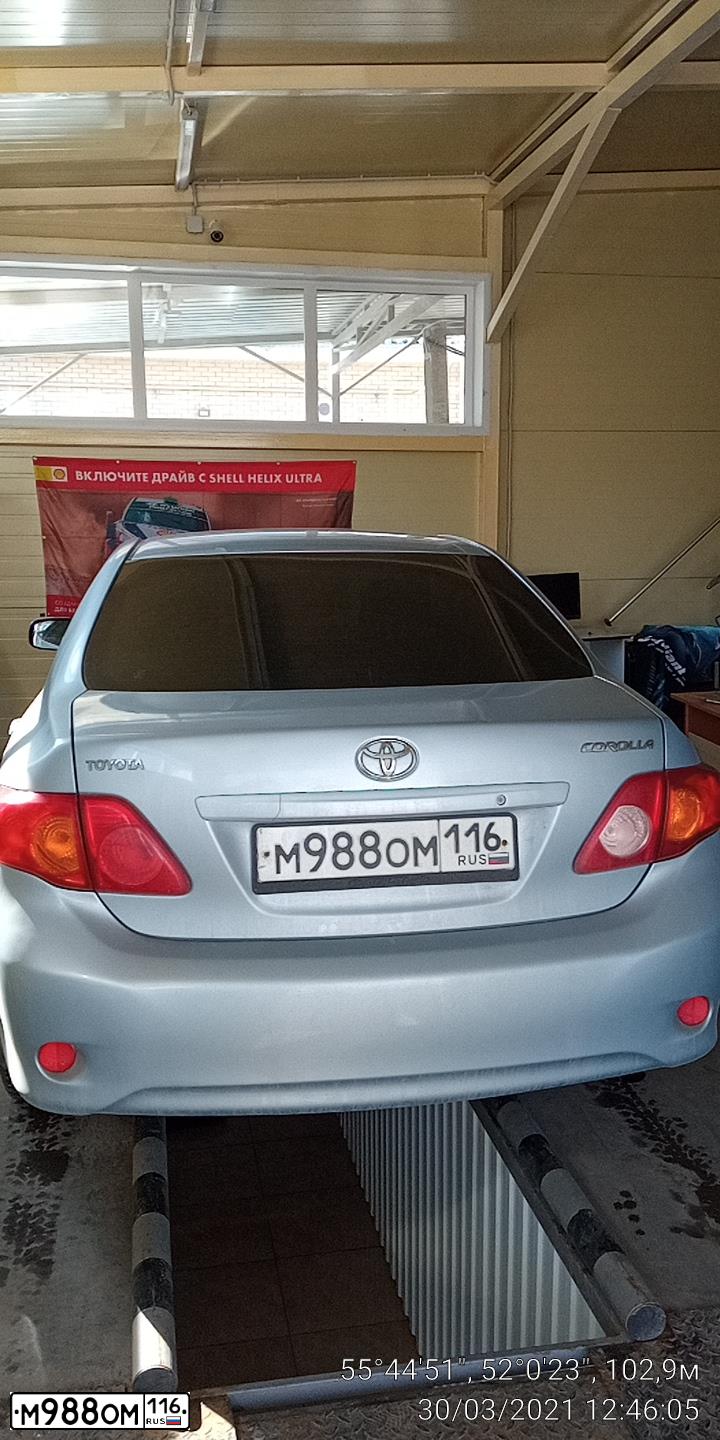 Фото автомобиля TOYOTA COROLLA, 2008 — госномер М988ОМ116. Цвет: СВЕТЛО-ГОЛУБОЙ