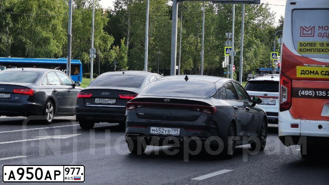 Фото автомобиля AUDI A6, 2018 — госномер А950АР977. Цвет: ЧЕРНЫЙ