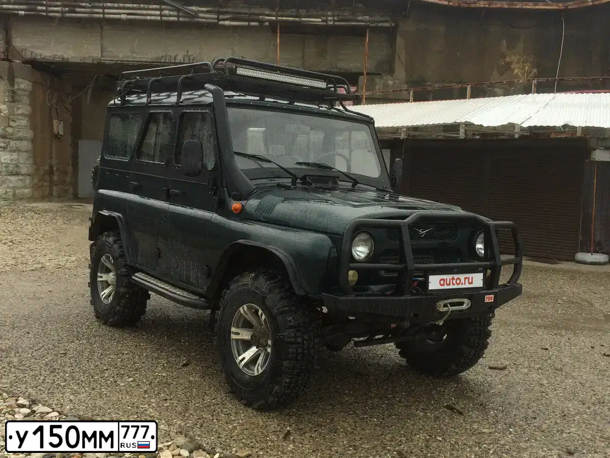 Фото автомобиля UAZ 3151 / HUNTER, 2014 — госномер Р494ВУ193. Цвет: ЗЕЛЕНЫЙ