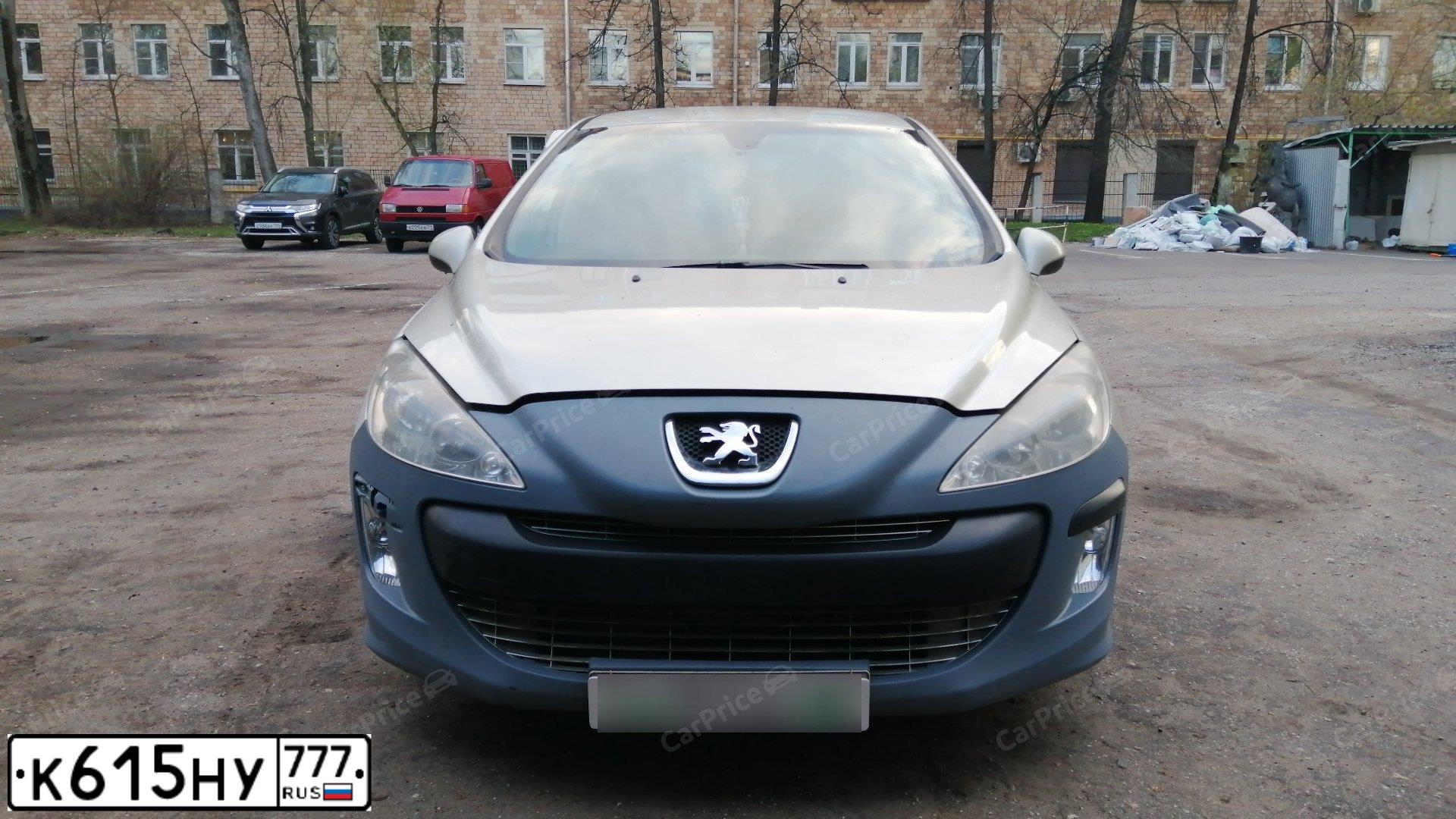 Фото автомобиля PEUGEOT T 308, 2008 — госномер Н399КН82. Цвет: серый