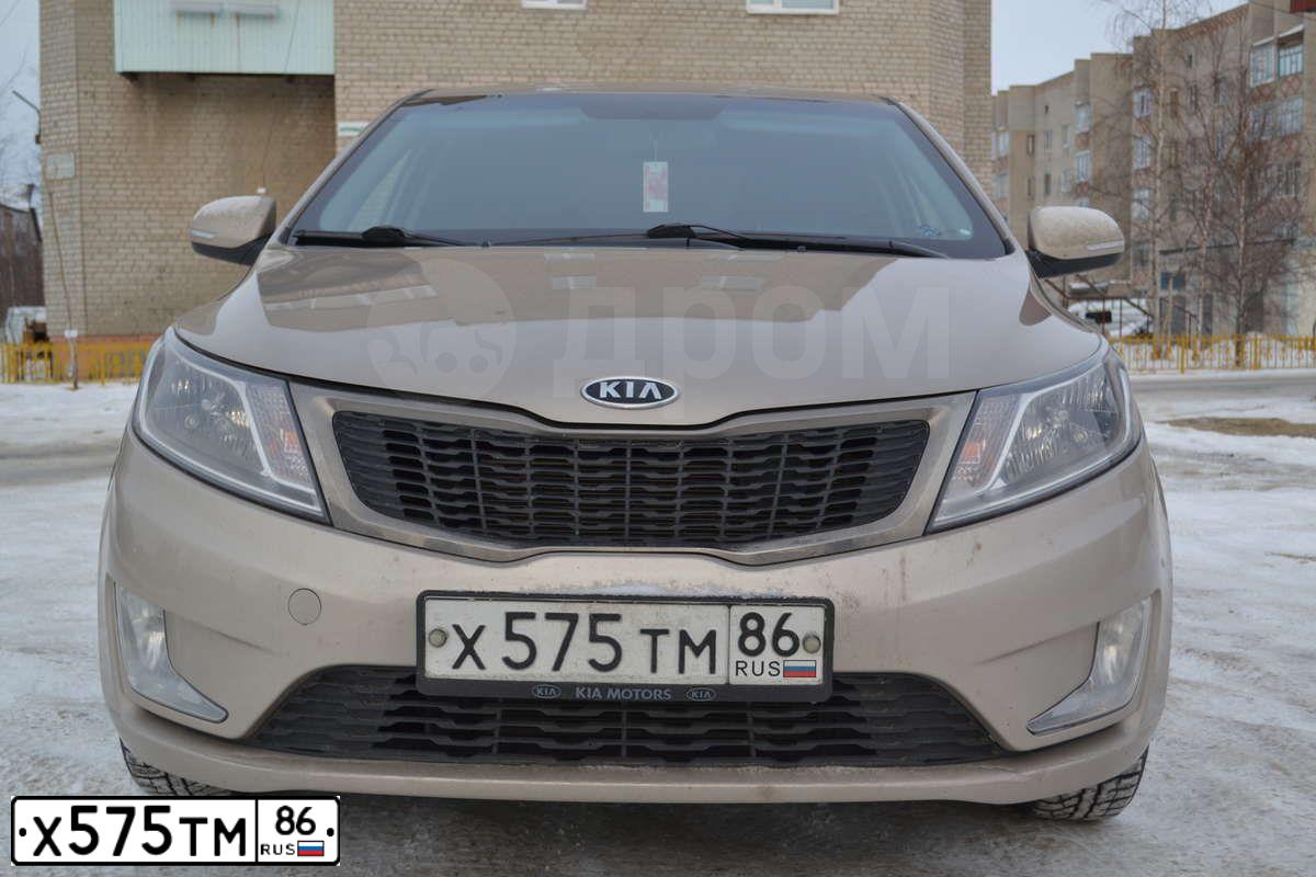 Фото автомобиля KIA RIO, 2012 — госномер Р625СН159. Цвет: БЕЖЕВЫЙ