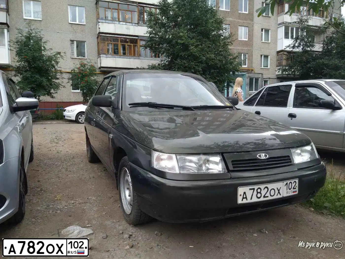 Фото автомобиля ВАЗ 21124 ЛАДА 112, 2007 — госномер Р562ТК159. Цвет: ЗОЛОТИСТЫЙ ТЕМНО-ЗЕЛЕНЫЙ
