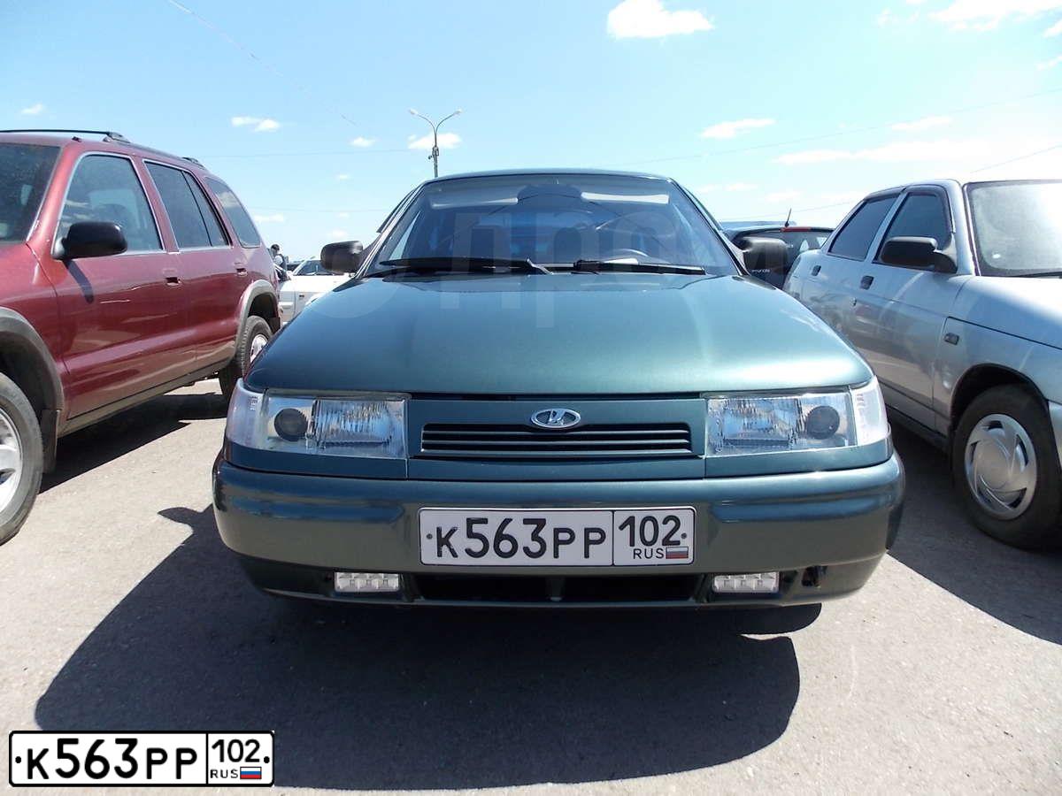 Фото автомобиля LADA 2112, 2007 — госномер К563РР102. Цвет: Серо-сине-зеленый