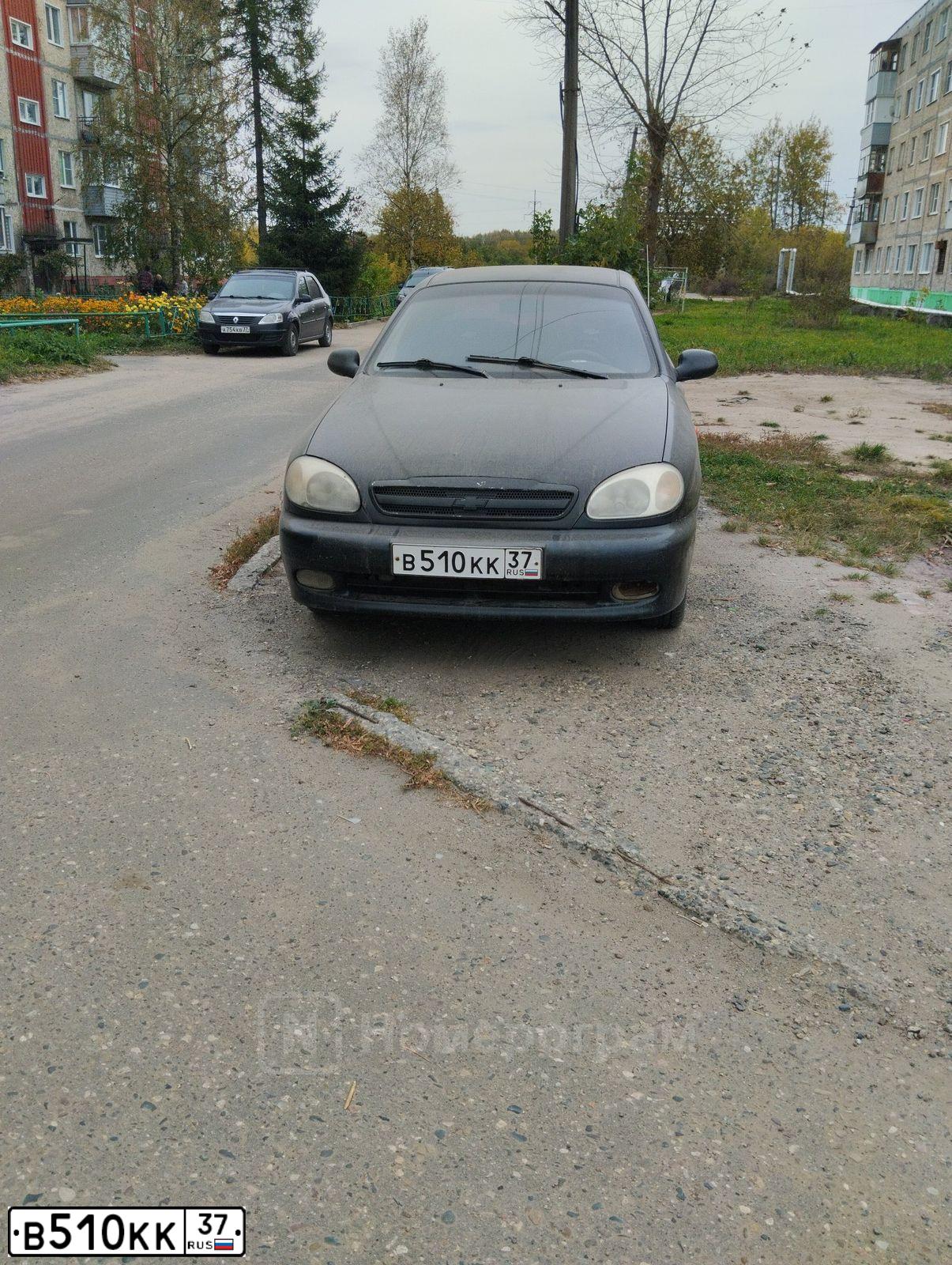 Фото автомобиля LADA VESTA, 2019 — госномер В510КК37. Цвет: ЧЕРНЫЙ