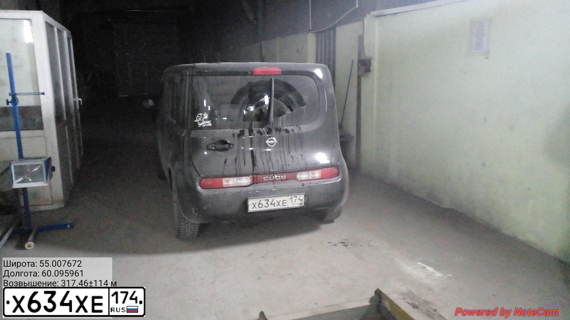 Фото автомобиля NISSAN CUBE, 2009 — госномер А546ЕТ774