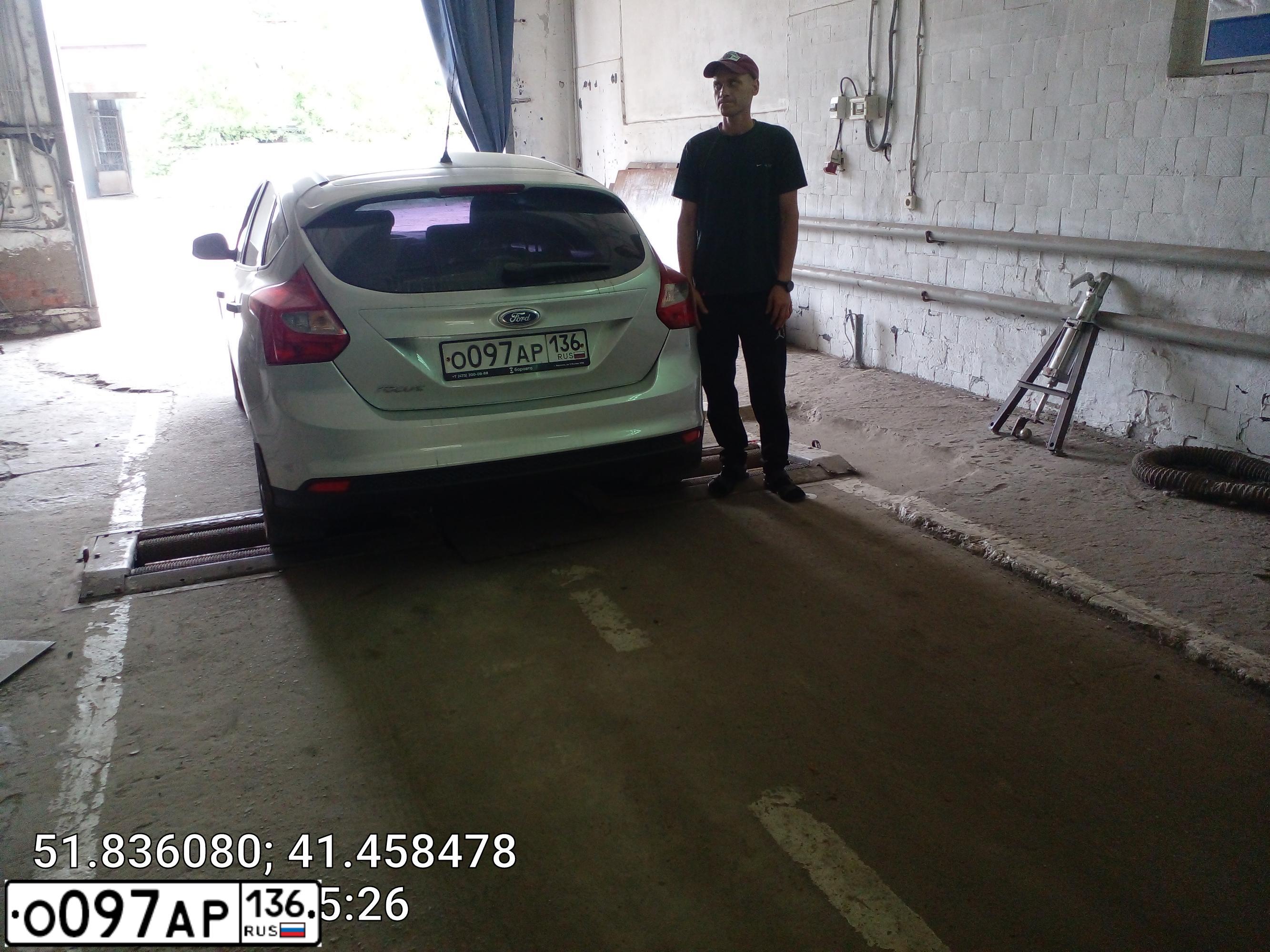 Фото автомобиля FORD FOCUS, 2012 — госномер Р387НН68. Цвет: СЕРЕБРИСТЫЙ
