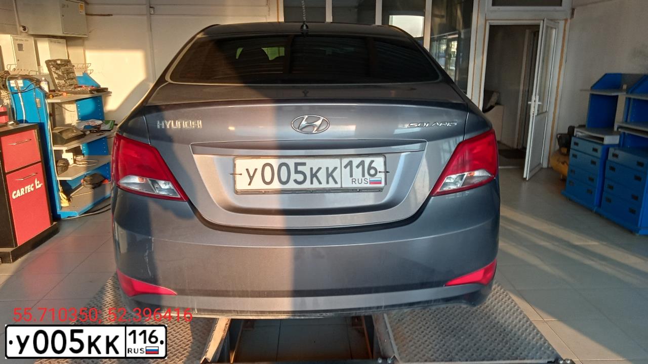 Фото автомобиля HYUNDAI SOLARIS, 2014 — госномер С462СУ716