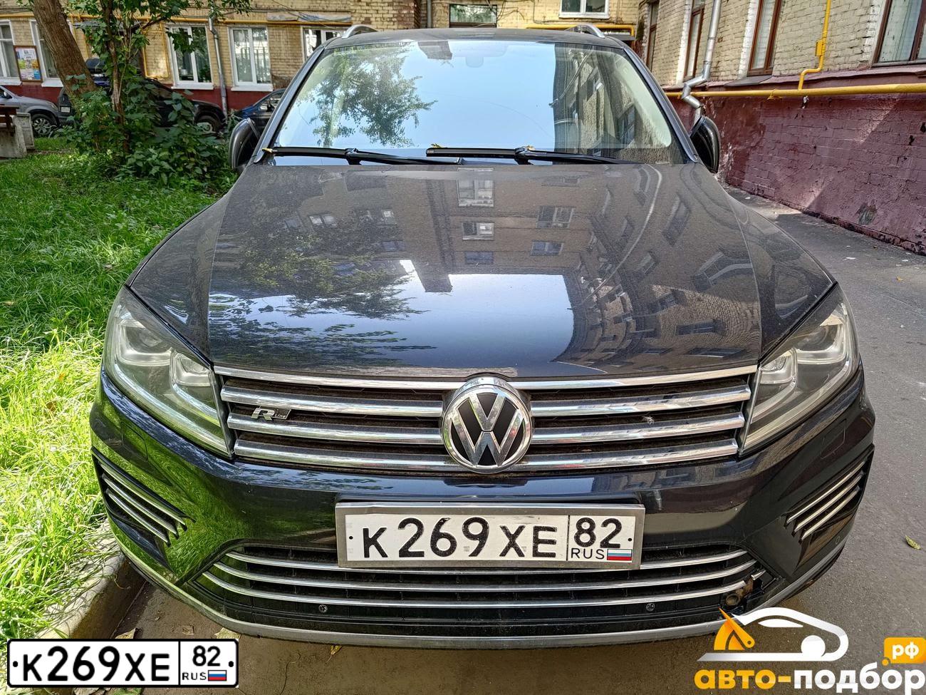 Фото автомобиля VOLKSWAGEN TOUAREG, 2016 — госномер К485ХА33