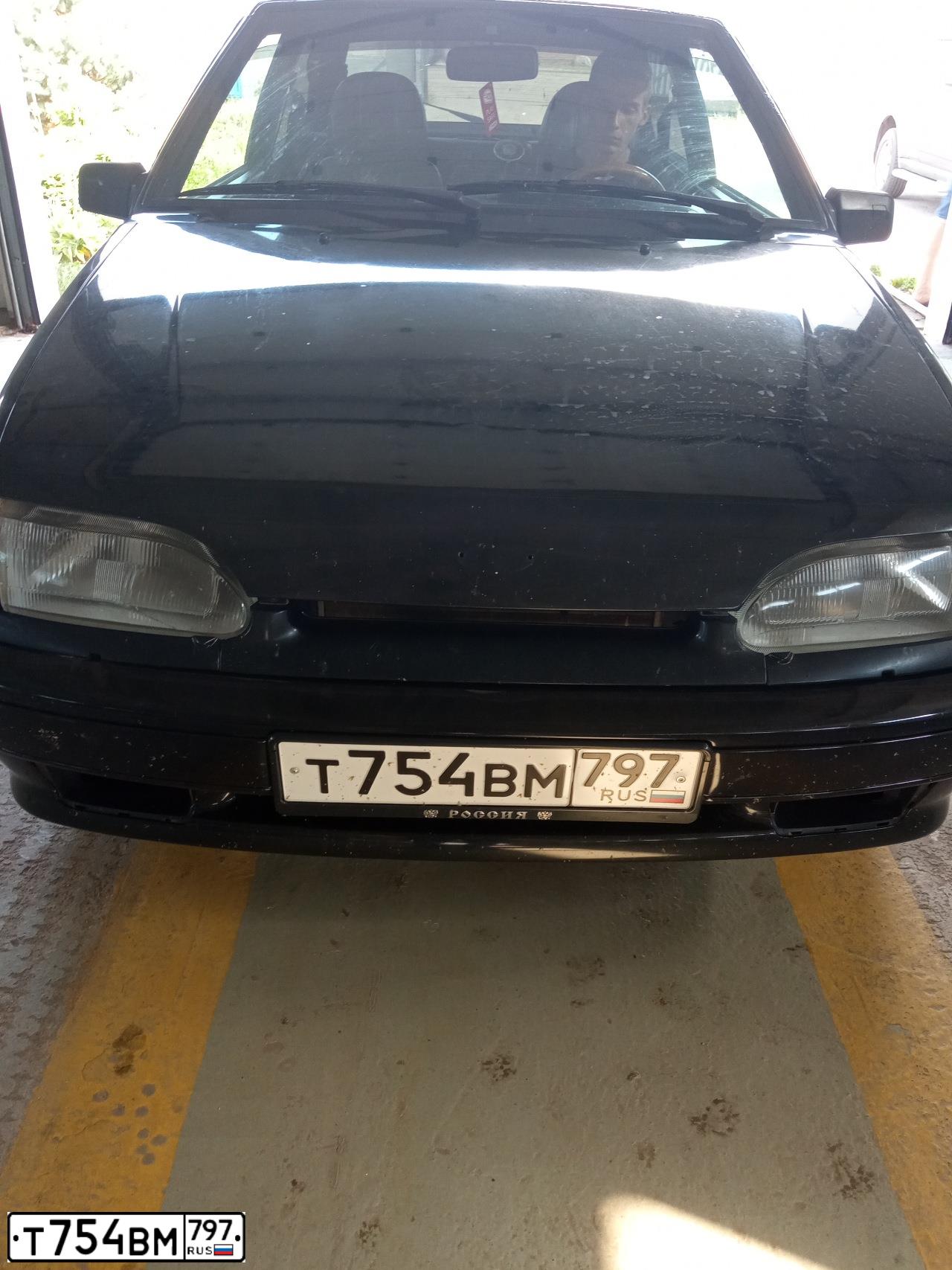 Фото автомобиля LADA 2113 SAMARA, 2010 — госномер Х939СУ60. Цвет: Сине-Черный