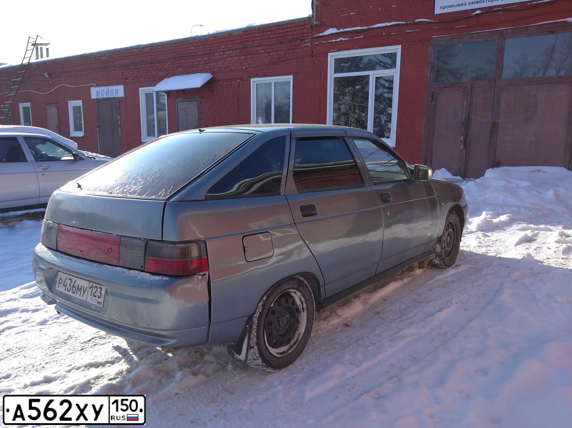 Фото автомобиля LADA 2112, 2006 — госномер А407ТО193. Цвет: СРЕДНИЙ СЕРО ЗЕЛЕНЫЙ МЕТА