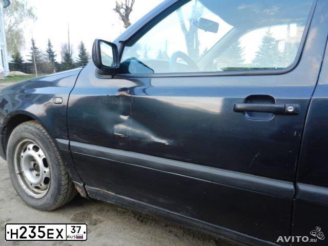 Фото автомобиля VOLKSWAGEN GOLF, 1996 — госномер Н235ЕХ37. Цвет: ЧЕРНЫЙ