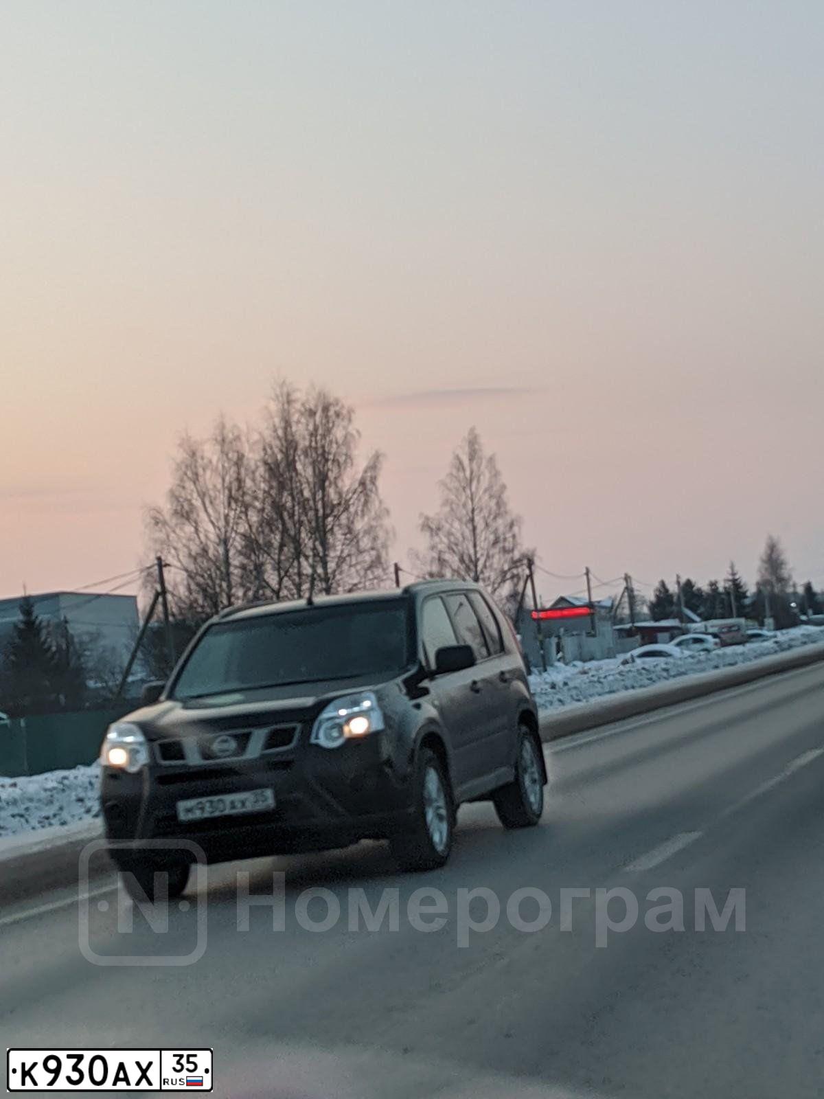 Фото автомобиля LADA VESTA, 2018 — госномер К930АХ35. Цвет: ЧЕРНЫЙ