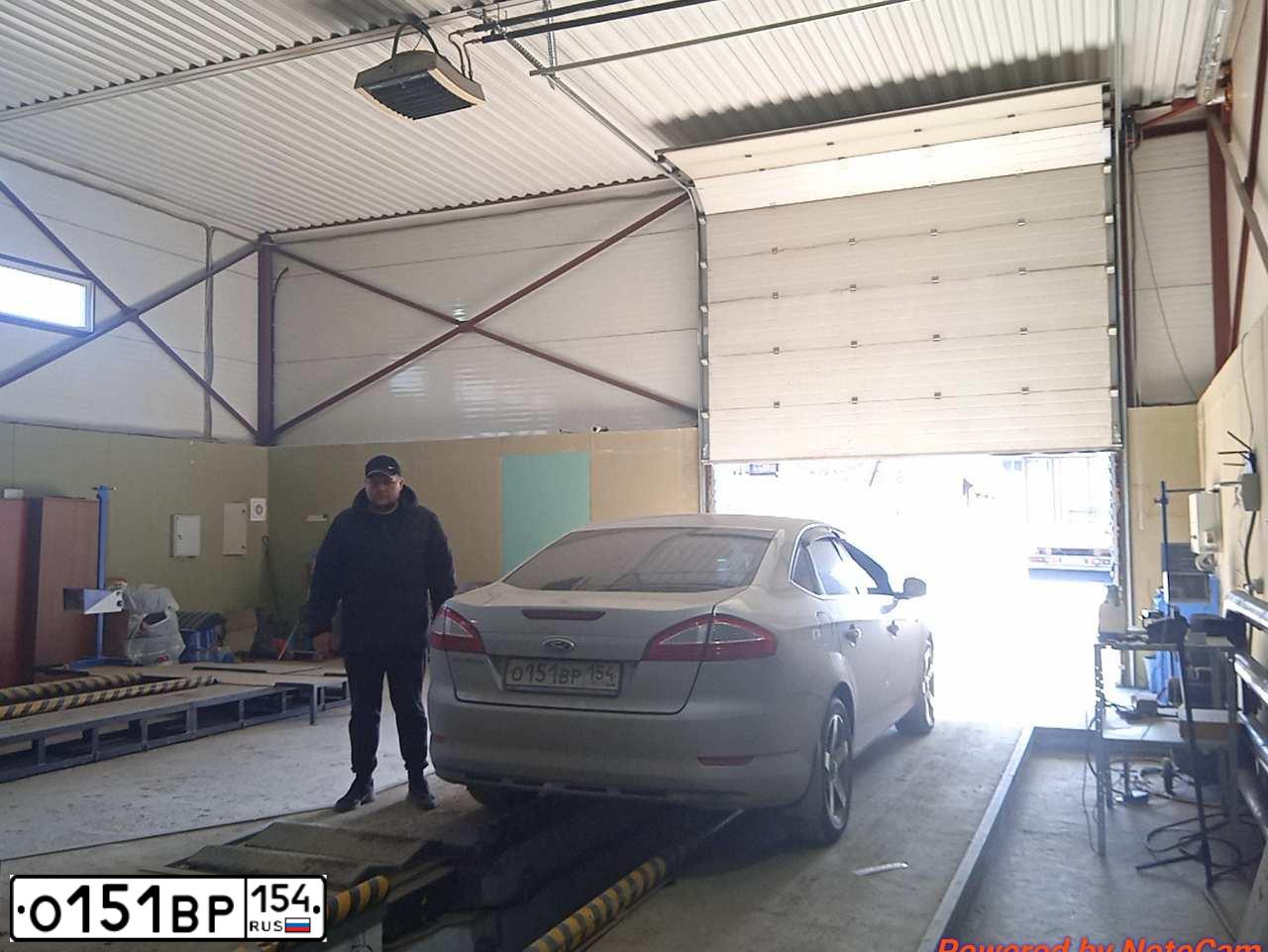 Фото автомобиля FORD MONDEO, 2008 — госномер О151ВР154. Цвет: Серебристый