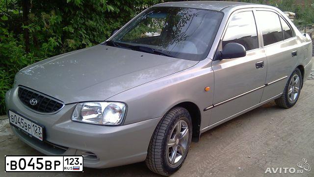 Фото автомобиля TAGAZ ACCENT, 2008 — госномер О138ТР123. Цвет: СВЕТЛО - БЕЖЕВЫЙ