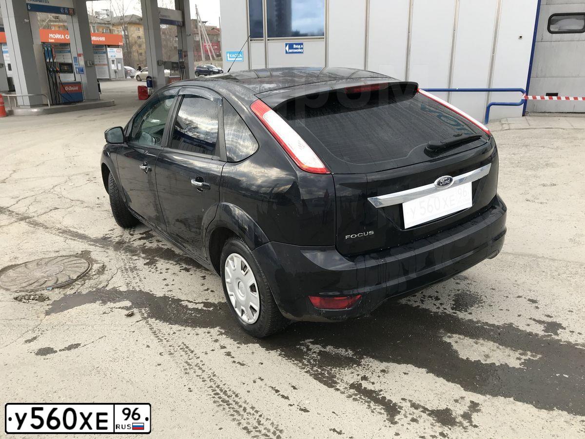 Фото автомобиля FORD FOCUS, 2008 — госномер У560ХЕ96. Цвет: ЧЕРНЫЙ