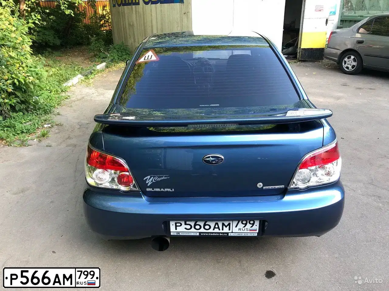 Фото автомобиля SUBARU IMPREZA, 2007 — госномер Е152ХТ197. Цвет: СИНИЙ