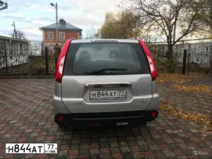 Фото автомобиля NISSAN X-TRAIL, 2013 — госномер В839МХ716. Цвет: Серебристый