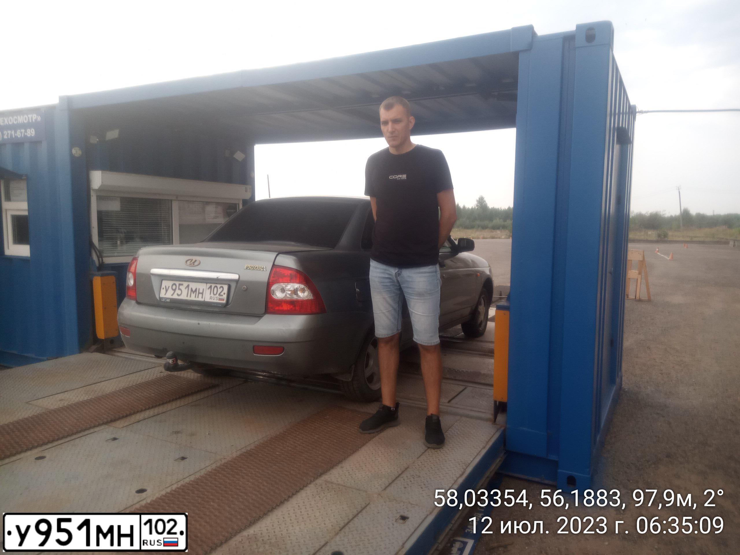 Фото автомобиля LADA 2170 PRIORA, 2008 — госномер Р989ТУ159. Цвет: СРЕДНИЙ СЕРО-ЗЕЛЕНЫЙ МЕТ.
