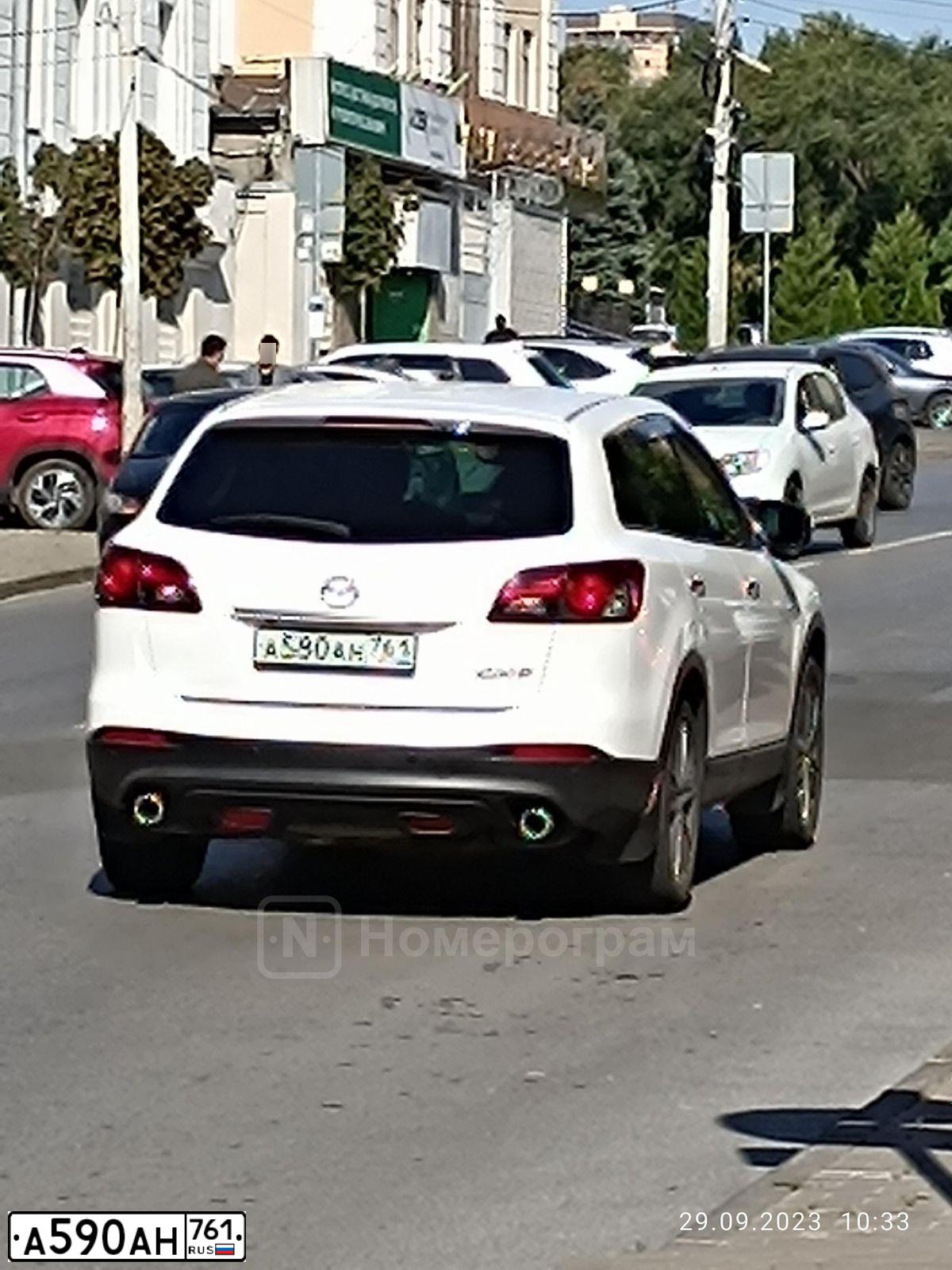 Фото автомобиля MAZDA A 6, 2014 — госномер А590АН761. Цвет: КРАСНЫЙ