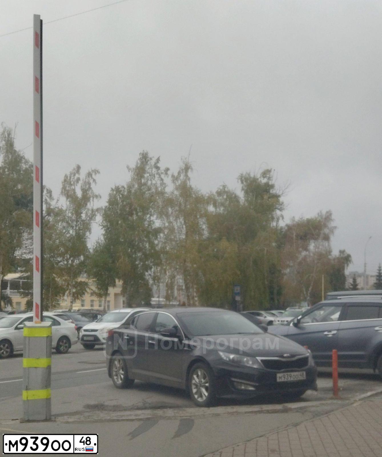 Фото автомобиля KIA MAGENTIS / OPTIMA, 2013 — госномер М939ОО48. Цвет: ЧЕРНЫЙ