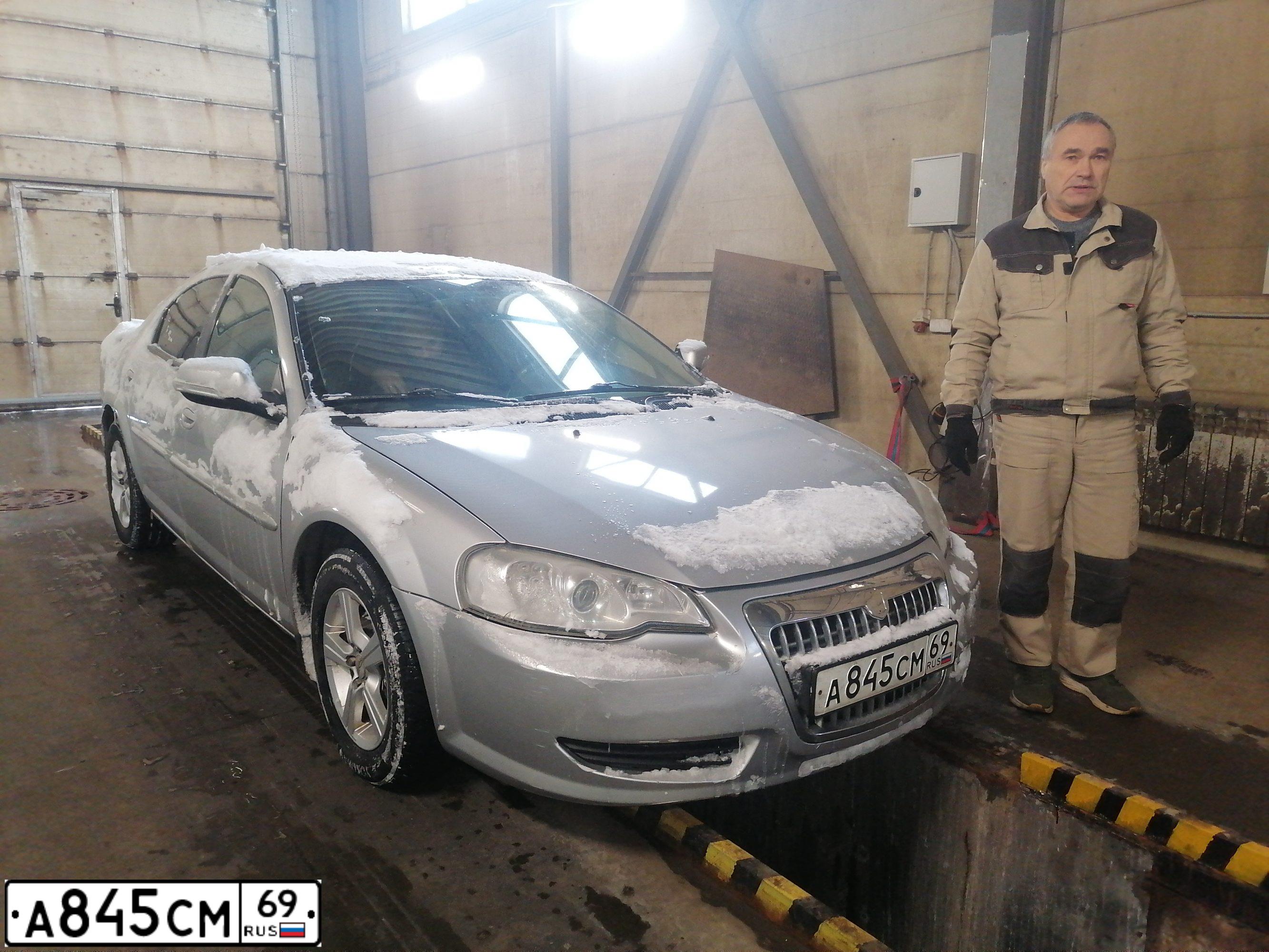 Фото автомобиля GAZ Z WOLGA SIBER, 2009 — госномер Т167ТТ69. Цвет: Серебристый