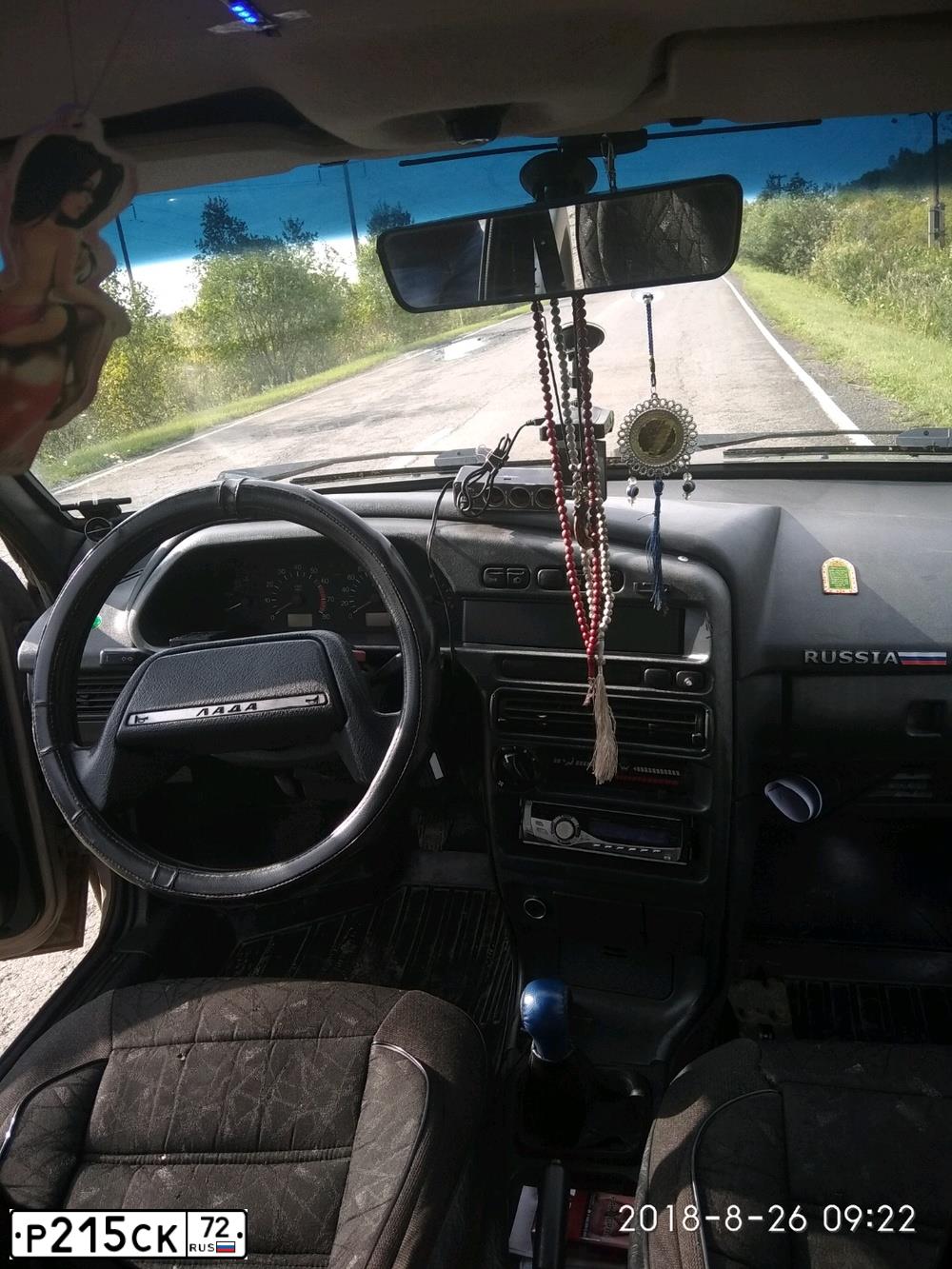 Фото автомобиля LADA 2114 SAMARA, 2007 — госномер А876ВА172. Цвет: СЕРО-БЕЖЕВЫЙ
