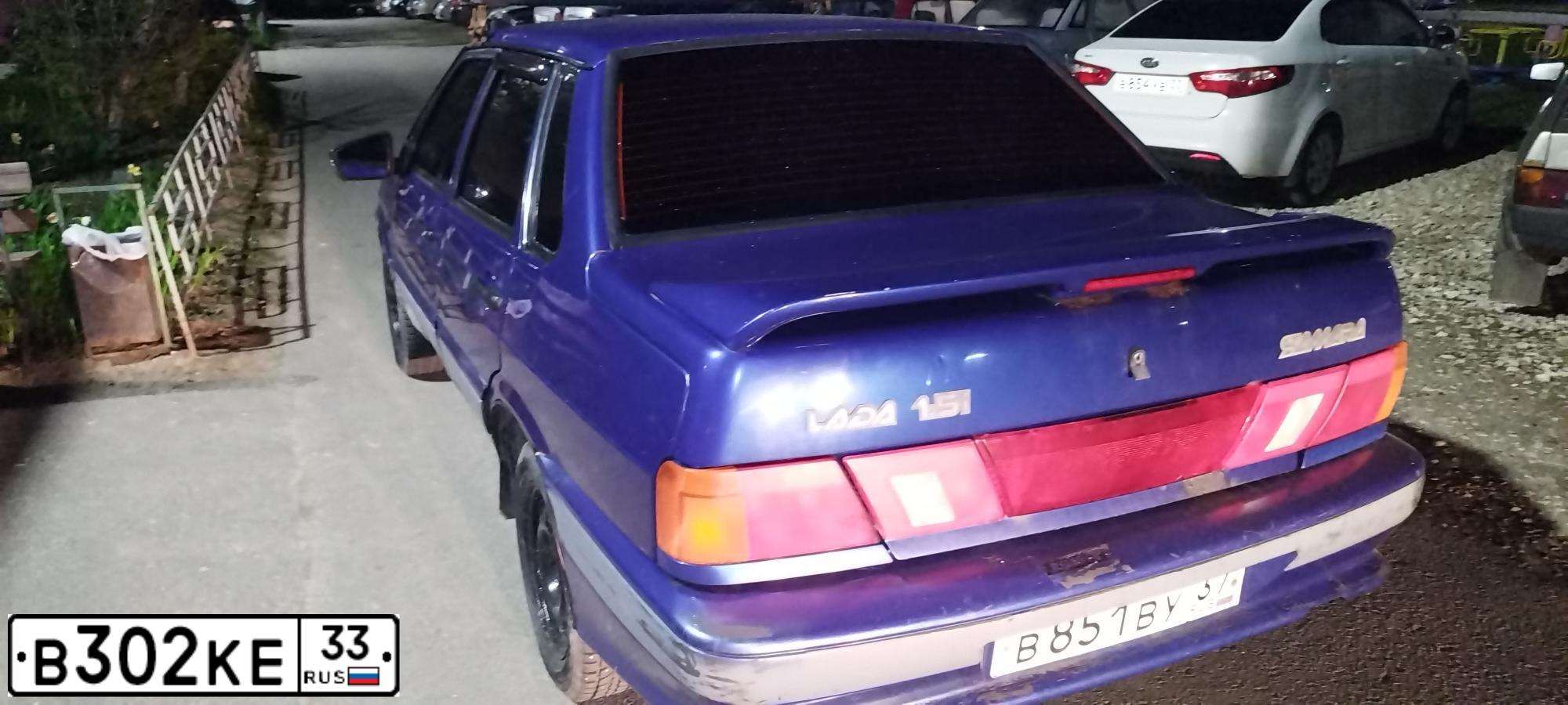 Фото автомобиля LADA 2110, 1998 — госномер О310СО33. Цвет: СЕРЕБРИСТО-ГОЛУБОЙ