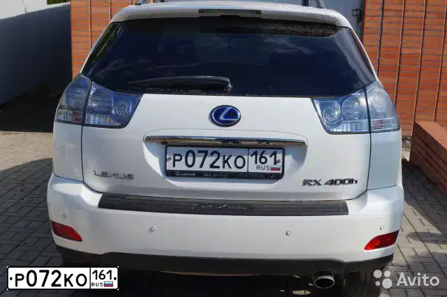 Фото автомобиля LEXUS RX, 2008 — госномер Н070ВН161. Цвет: БЕЛЫЙ