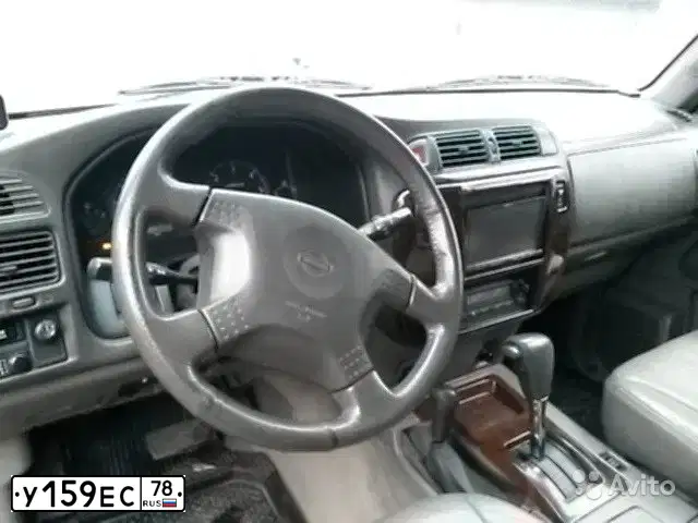 Фото автомобиля NISSAN PATROL, 2002 — госномер У159ЕС78. Цвет: ЧЕРНЫЙ