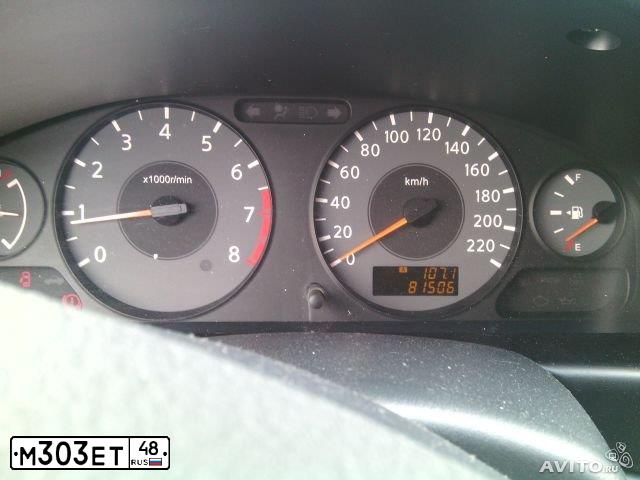 Фото автомобиля NISSAN ALMERA, 2007 — госномер М303ЕТ48. Цвет: ЧЕРНЫЙ