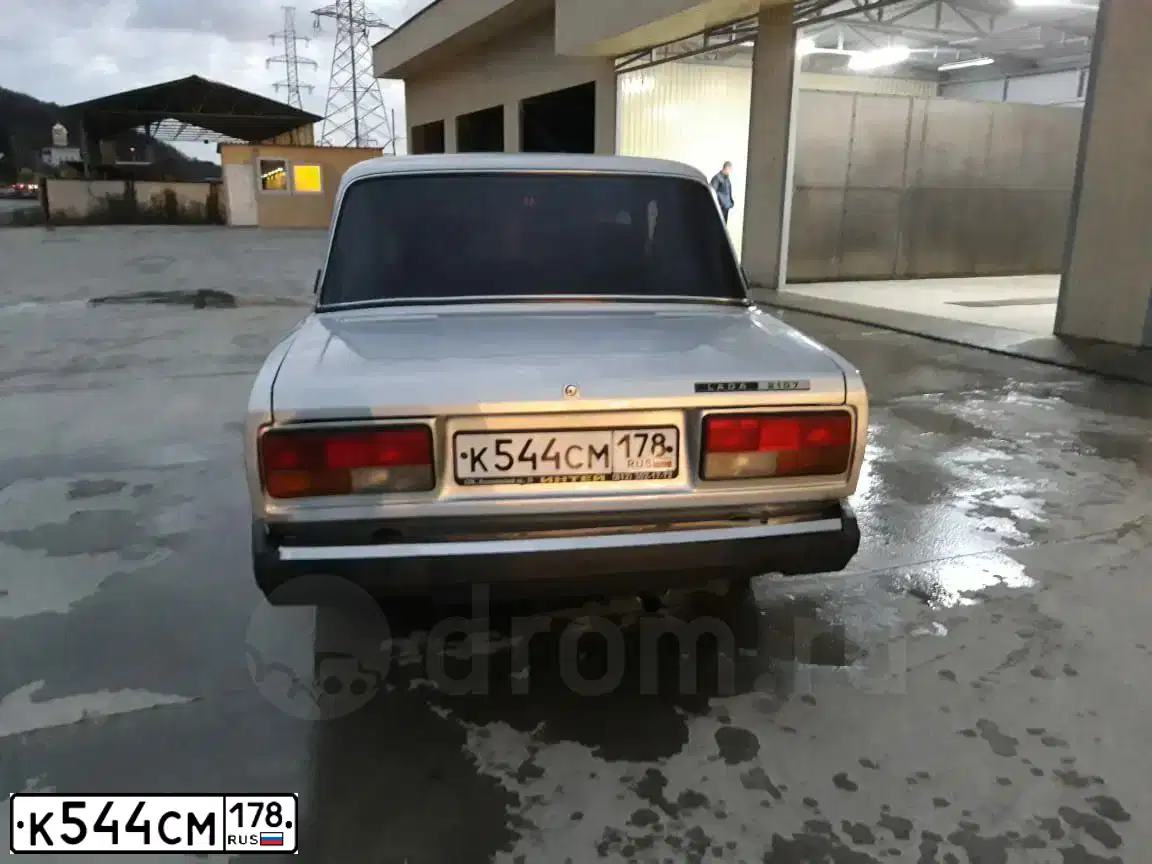 Фото автомобиля LADA 2107, 2011 — госномер К544СМ178. Цвет: ЧЕРНЫЙ