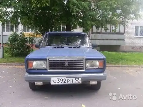 Фото автомобиля LADA 2107, 2003 — госномер С392РН52. Цвет: СЕРО-СИНИЙ