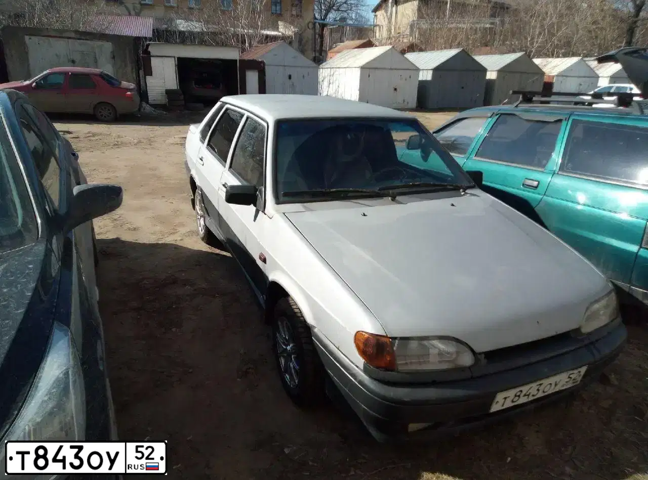 Фото автомобиля LADA 2115 SAMARA, 2007 — госномер Р107ОО152. Цвет: СВЕТЛО-СЕРЫЙ