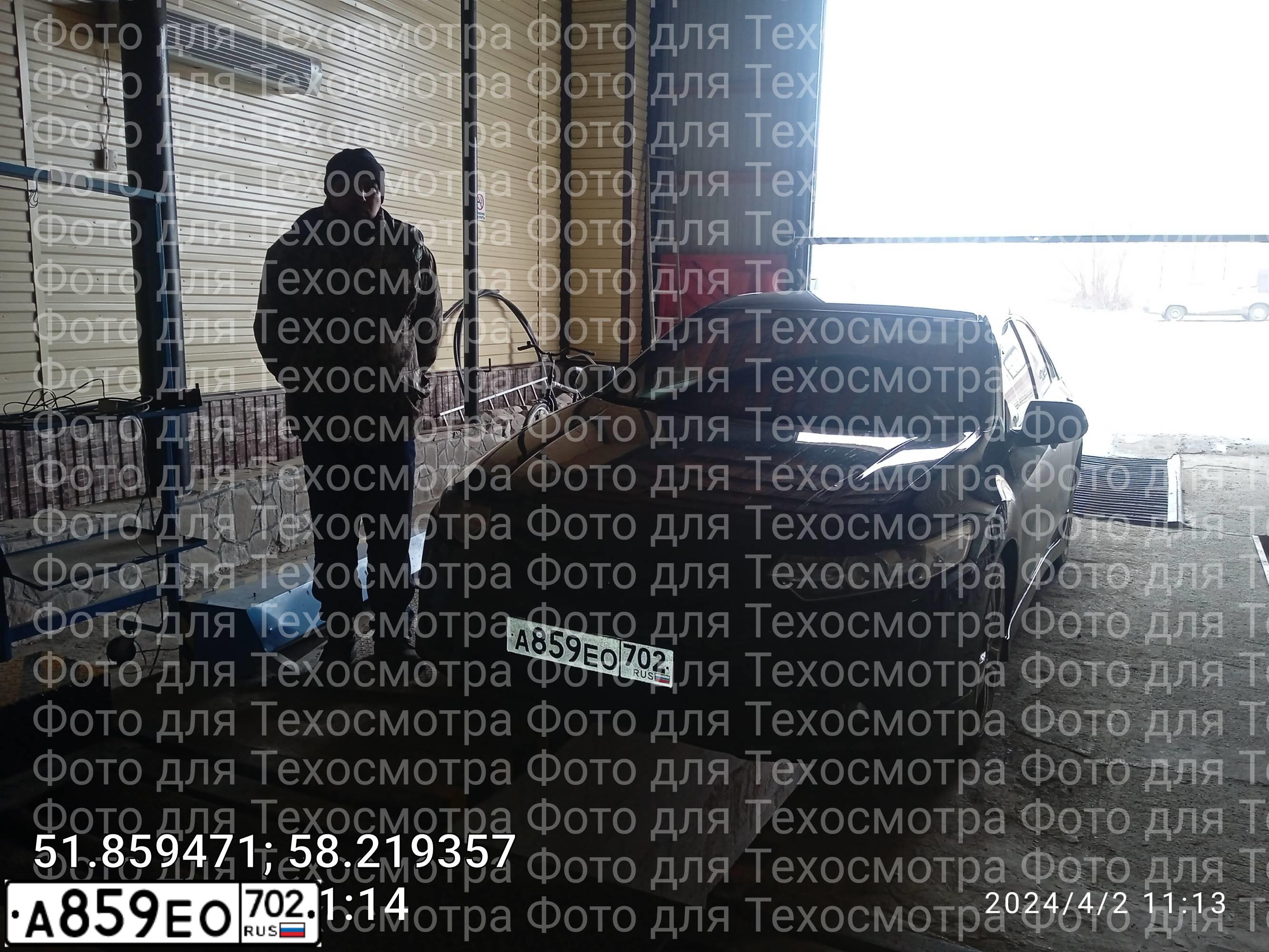 Фото автомобиля HONDA ACCORD, 2011 — госномер А859ЕО702. Цвет: ЧЕРНЫЙ